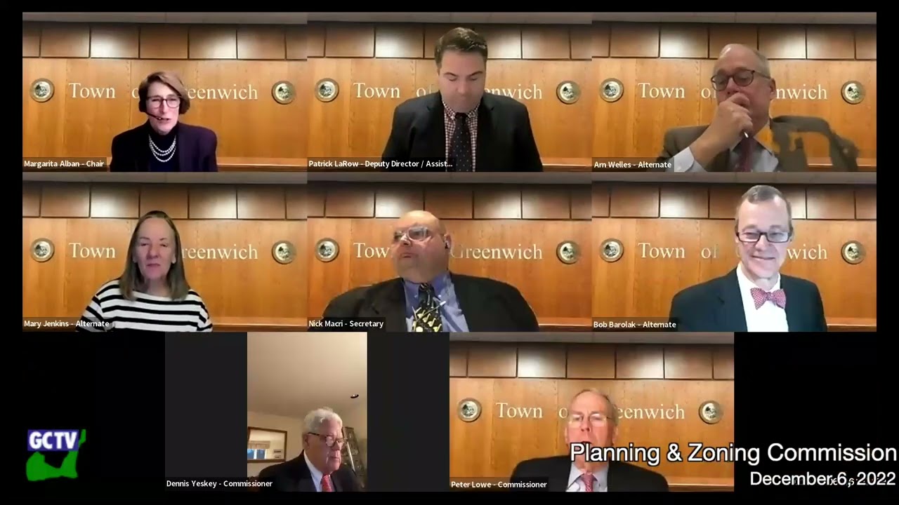 Planning & Zoning Commission, December 6, 2022 Greenwich Community
