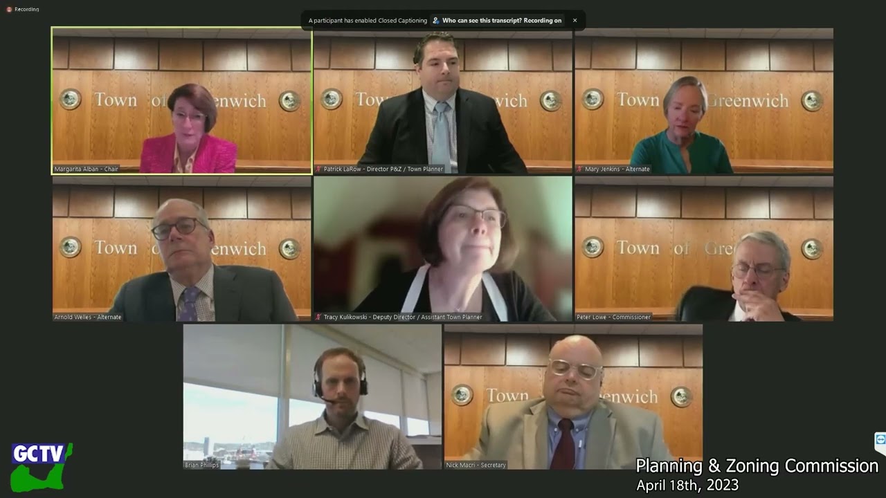 Planning & Zoning Commission, April 18, 2023 Greenwich Community