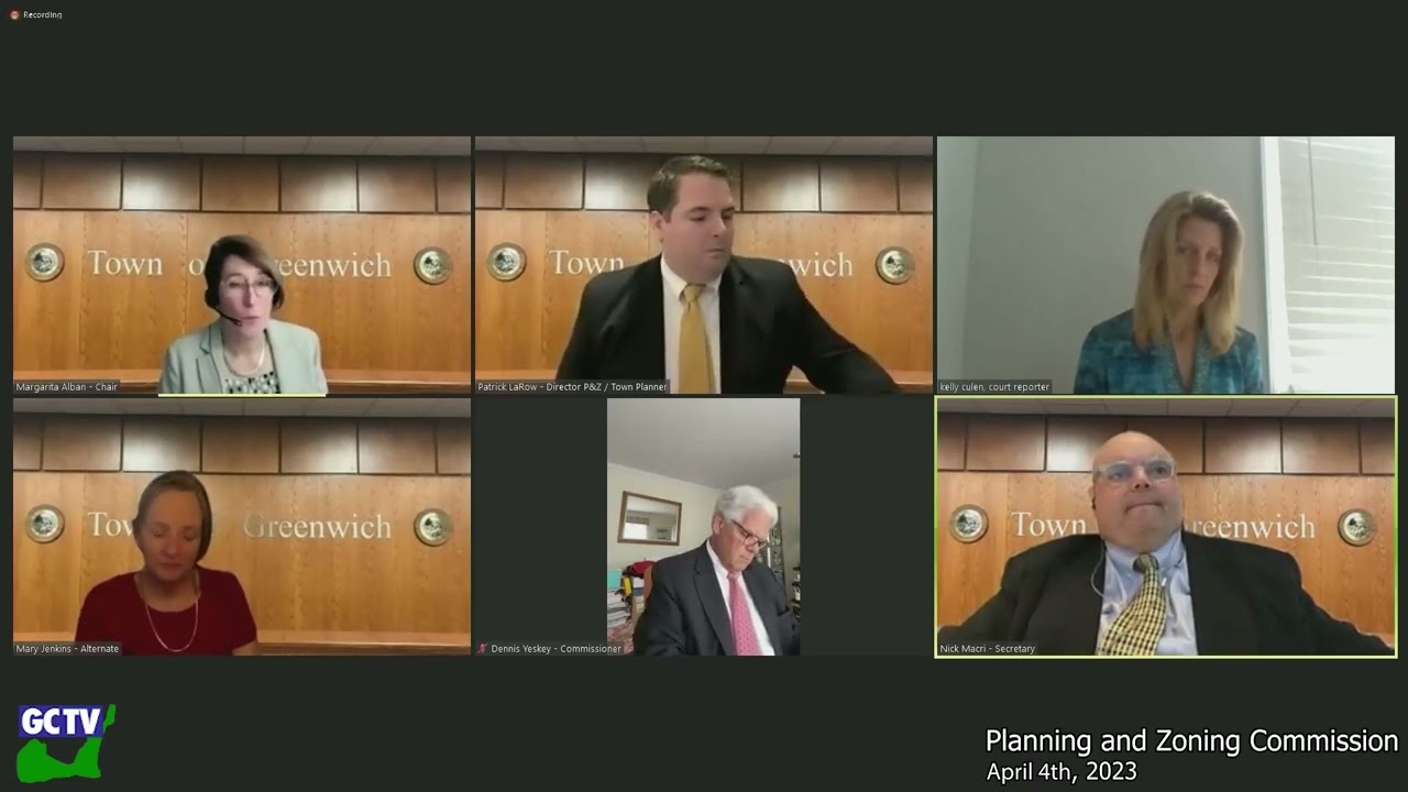 Planning & Zoning Commission, April 4, 2023 Greenwich Community