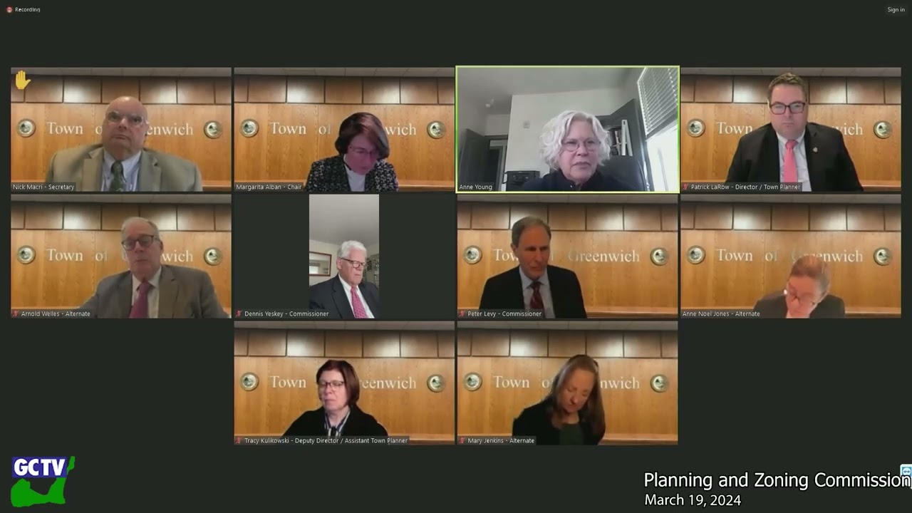 Planning & Zoning Commission, March 19, 2024 Greenwich Community